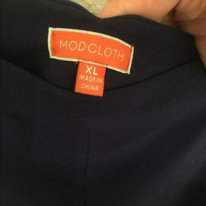 Modcloth Pants - MODCLOTH Wide legged navy slacks sz XL Modcloth Pants - MODCLOTH Wide legged navy slacks sz XL